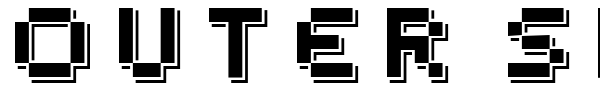 Outer Space font preview